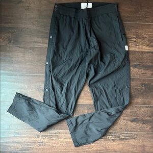 Reigning Champ Nylon Break Away Snap Pants Black Small